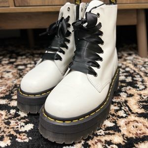 White doc marten Jadon Boots